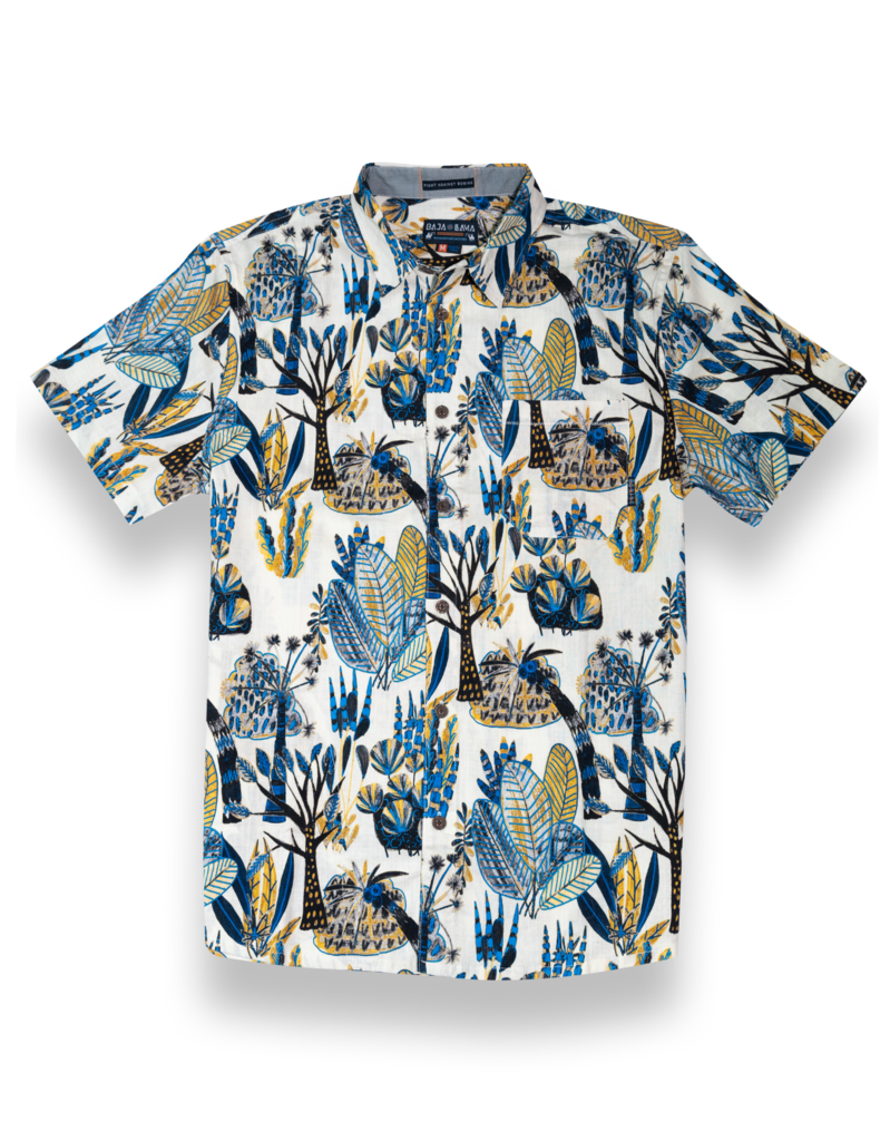 DinoScape Short Sleeve Button Up